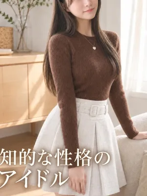 知的で透明感アイドル