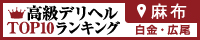 麻布・白金・広尾 - 高級デリヘルTOP10ランキング200×40