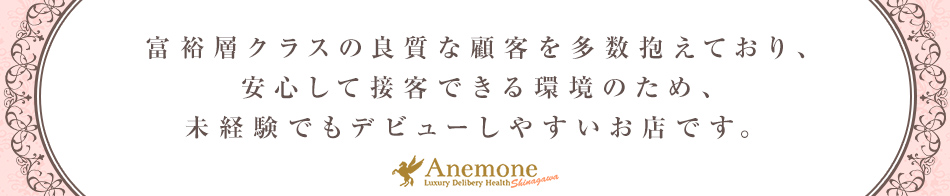 アネモネ Anemone 品川 求人バナー