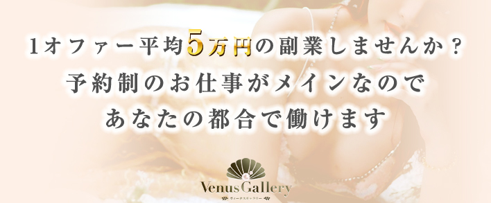 Venus Gallery 求人バナー